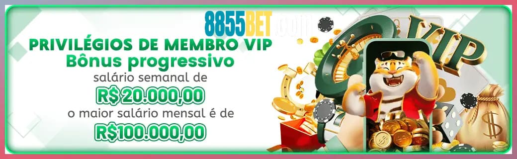 8855BET bônus — cashback 15 por cento e níveis VIP